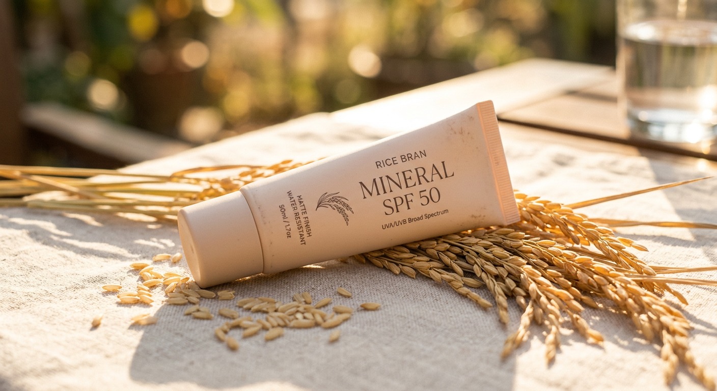 Mineral Sunscreen SPF 50 Rice Bran